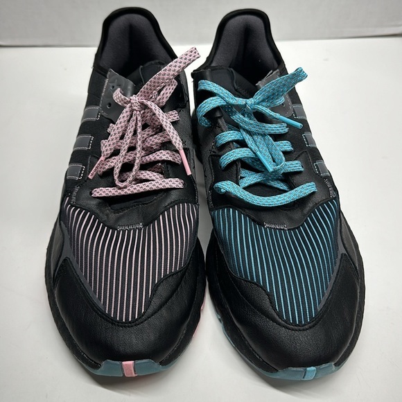 adidas Ninja x Night Jogger Core Sneakers Shoes Black Pink Blue Men\'s Size 14